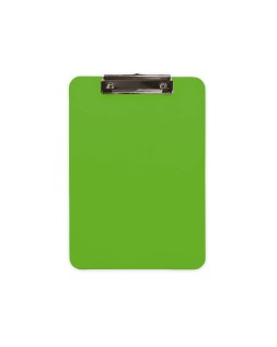 Portanotas q-connect plastico din a4 verde 2,5mm