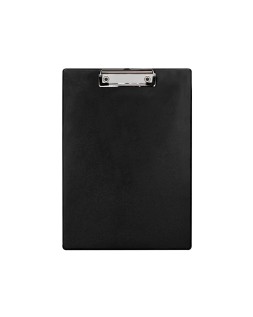 Portanotas q-connect plastico 50% reciclado din a4 negro grosor 2,1 mm