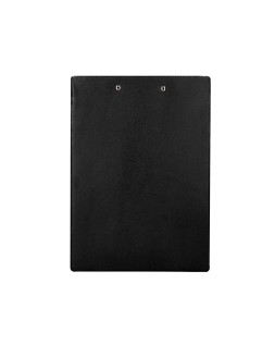 Portanotas q-connect plastico 50% reciclado din a4 negro grosor 2,1 mm