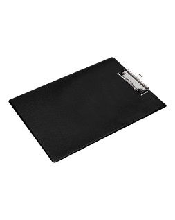 Portanotas q-connect plastico 50% reciclado din a4 negro grosor 2,1 mm