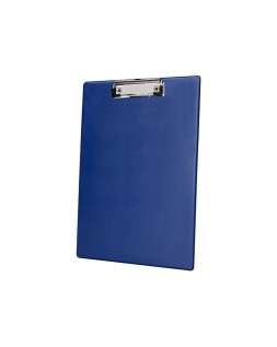 Portanotas q-connect plastico 50% reciclado din a4 azul grosor 2,1 mm