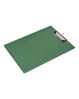 Portanotas q-connect plastico 50% reciclado din a4 verde oliva grosor 2,1 mm