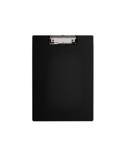 Carpeta q-connect miniclip superior din a4 plastico 50% reciclado negro grosor 2,1 mm