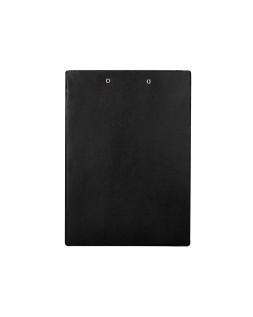 Carpeta q-connect miniclip superior din a4 plastico 50% reciclado negro grosor 2,1 mm