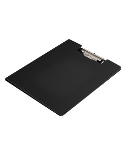 Carpeta q-connect miniclip superior din a4 plastico 50% reciclado negro grosor 2,1 mm