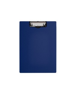 Carpeta q-connect miniclip superior din a4 plastico 50% reciclado azul grosor 2,1 mm