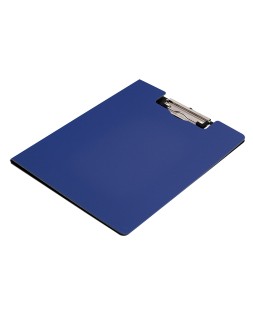 Carpeta q-connect miniclip superior din a4 plastico 50% reciclado azul grosor 2,1 mm