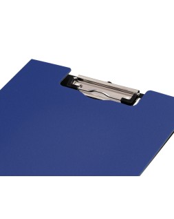 Carpeta q-connect miniclip superior din a4 plastico 50% reciclado azul grosor 2,1 mm