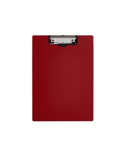 Carpeta q-connect miniclip superior din a4 plastico 50% reciclado rojo grosor 2,1 mm