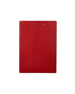 Carpeta q-connect miniclip superior din a4 plastico 50% reciclado rojo grosor 2,1 mm