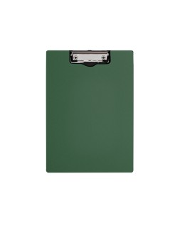 Carpeta q-connect miniclip superior din a4 plastico 50% reciclado verde oliva grosor 2,1 mm