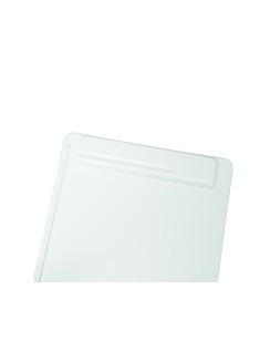 Portanotas maul go din a4 plastico reciclado con pinza color blanco