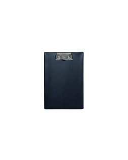 Portanotas maul din a5 carton plastificado pvc con pinza color negro