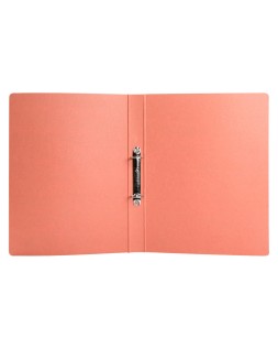 Carpeta de 2 anillas 25mm redondas liderpapel folio carton cuero