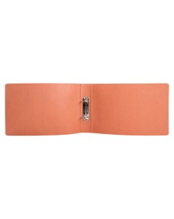 Carpeta de 2 anillas 40mm redondas liderpapel cuarto apaisado carton cuero