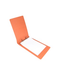 Carpeta de 2 anillas 40mm redondas liderpapel cuarto apaisado carton cuero