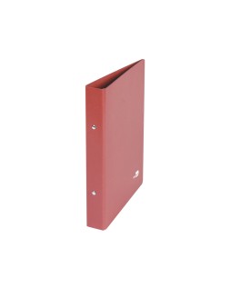Carpeta de 4 anillas 25mm redondas liderpapel cuarto carton cuero