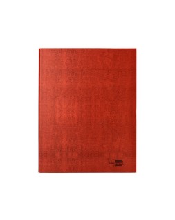 Carpeta de 2 anillas 25mm mixtas liderpapel folio carton cuero forrado compresor plastico