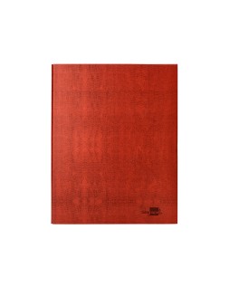 Carpeta de 2 anillas 40mm mixtas liderpapel folio carton cuero forrado compresor plastico