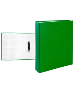 Carpeta de 2 anillas 40mm mixtas liderpapel folio carton forrado paper coat compresor plastico verde