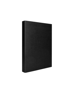 Carpeta de 4 anillas 25mm mixtas liderpapel folio carton forrado paper coat negra