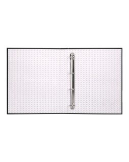 Carpeta de 4 anillas 25mm mixtas liderpapel folio carton forrado paper coat negra