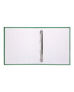 Carpeta de 4 anillas 25mm mixtas liderpapel folio cartonforrado paper coat verde
