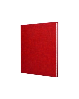Carpeta de 4 anillas 25mm mixtas liderpapel folio carton forrado paper coat color rojo