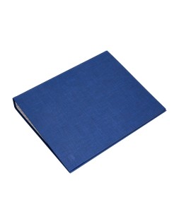 Carpeta de 4 anillas 25mm mixtas liderpapel folio carton forrado paper coat azul