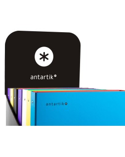 Carpeta 4 anillas 40 mm mixtas antartik a4 forrada colores surtidos