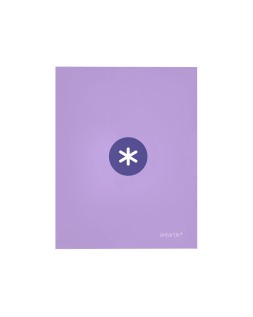Carpeta 4 anillas 40 mm mixtas antartik a4 forrada color lavanda