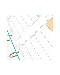 Carpeta 4 anillas de 35 mm carchivo din a4 polipropileno con recambio soft foam style