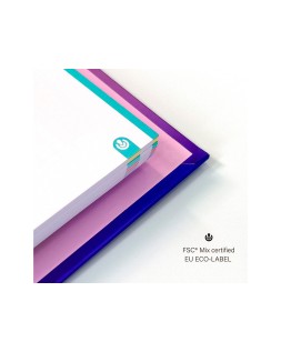 Carpeta 4 anillas de 35 mm carchivo din a4 polipropileno con recambio soft foam style