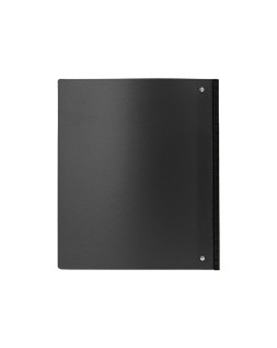 Carpeta liderpapel 4 anillas redondas 25 mm polipropileno din a4 ultra compacta con lomo extensible 4 cm negro