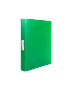 Carpeta liderpapel 4 anillas 25 mm mixtas polipropileno din a4 verde manzana opaco