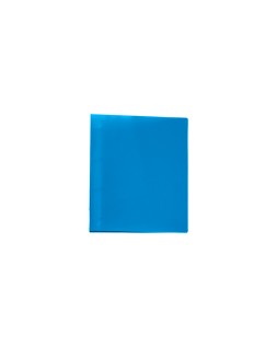 Carpeta liderpapel 4 anillas 25 mm mixtas 43432 polipropileno din a4 azul translucido