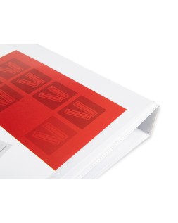 Carpeta canguro 4 anillas mixtas 16mm liderpapel a4 plastico color blanco