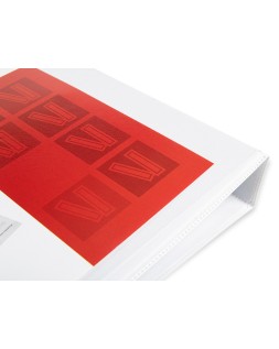 Carpeta canguro 4 anillas mixtas 25mm liderpapel a4 plastico color blanco