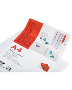 Carpeta canguro 2 anillas mixtas 40mm liderpapel a4 plastico color blanco
