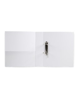 Carpeta canguro 2 anillas mixtas 55mm liderpapel a4 plastico color blanco