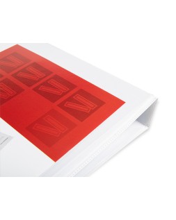 Carpeta canguro 2 anillas mixtas 55mm liderpapel a4 plastico color blanco
