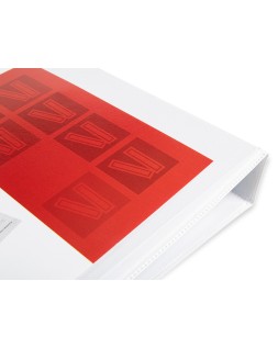 Carpeta canguro 4 anillas mixtas 55mm liderpapel a4 plastico color blanco