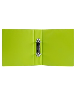 Carpeta de 2 anillas 40 mm redondas liderpapel a5 carton forrado pvc verde