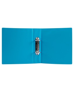 Carpeta de 2 anillas 40 mm redondas liderpapel a5 carton forrado pvc azul
