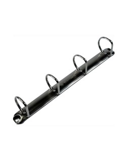 Carpeta exacompta canguro 4 anillas 60 mm din a4+ carton forrado polipropileno personalizable 3 bolsillos