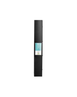 Carpeta liderpapel 4 anillas 40 mm mixtas polipropileno din a4 negro opaco