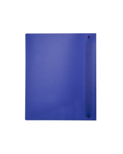 Carpeta liderpapel 4 anillas mixtas 40 mm polipropileno din a4 azul translucido