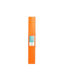 Carpeta liderpapel 4 anillas mixtas 40 mm polipropileno din a4 naranja fluor opaco