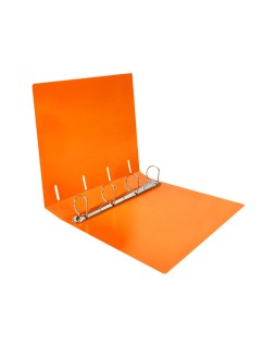 Carpeta liderpapel 4 anillas mixtas 40 mm polipropileno din a4 naranja fluor opaco