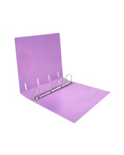 Carpeta liderpapel 4 anillas mixtas 40 mm polipropileno din a4 lavanda opaco